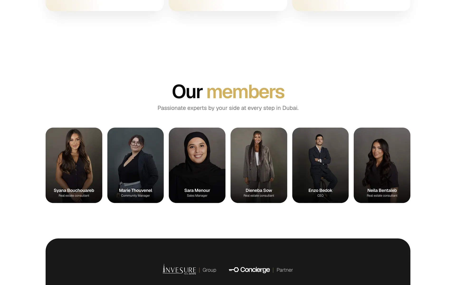 Page du site Bnbsure