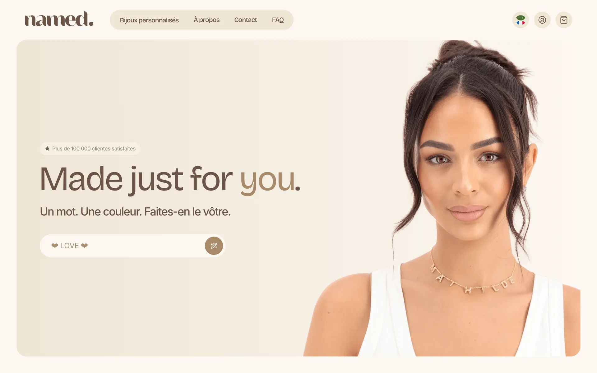 Named Jewellery 网站截图